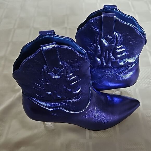 Katy Perry's The Annie-O Bootie Western Purple Size 8M - Picture 12 of 16